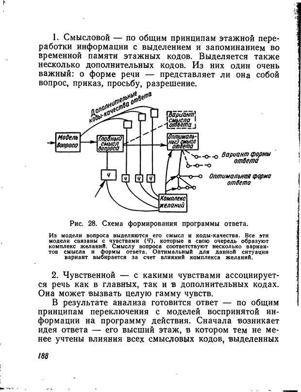 📖 DJVU. Моделирование мышления и психики. Амосов Н. М. Страница 188. Читать онлайн djvu