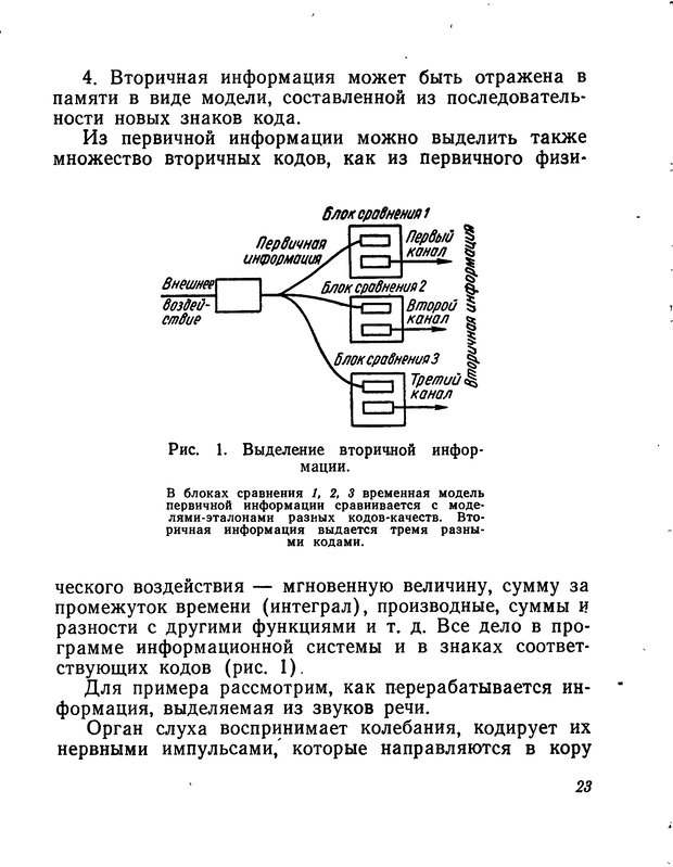 📖 DJVU. Моделирование мышления и психики. Амосов Н. М. Страница 23. Читать онлайн djvu