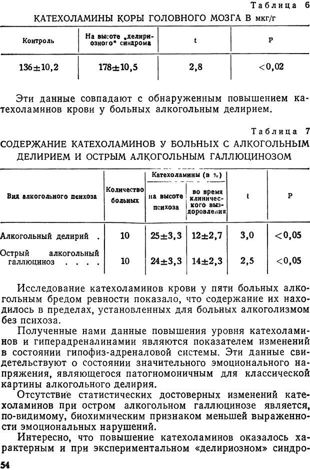 📖 DJVU. Алкоголизм и алкогольные психозы. Банщиков В. М. Страница 54. Читать онлайн djvu