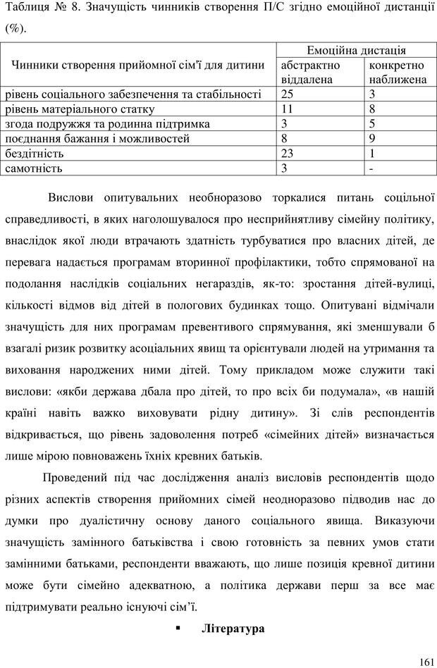 📖 PDF. Прийомна сім'я: Соціально-психологічні виміри. Бевз Г. М. Страница 161. Читать онлайн pdf