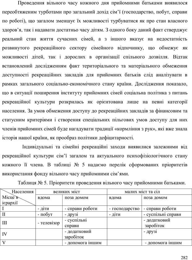 📖 PDF. Прийомна сім'я: Соціально-психологічні виміри. Бевз Г. М. Страница 282. Читать онлайн pdf