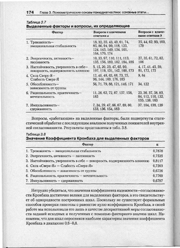 📖 PDF. Психодиагностика. Бурлачук Л. Ф. Страница 175. Читать онлайн pdf