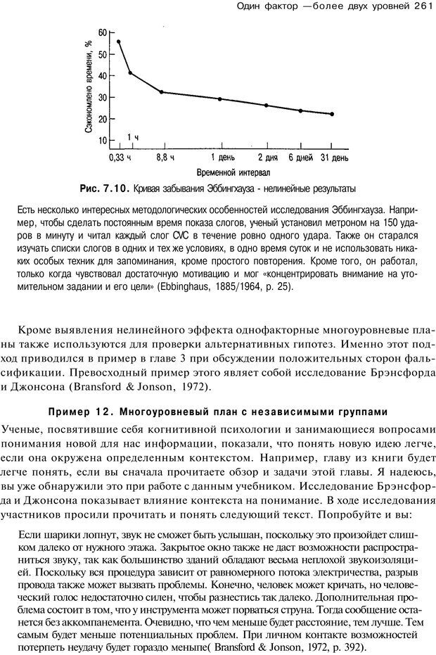 📖 PDF. Исследование в психологии. Методы и планирование. Гудвин Д. Страница 260. Читать онлайн pdf