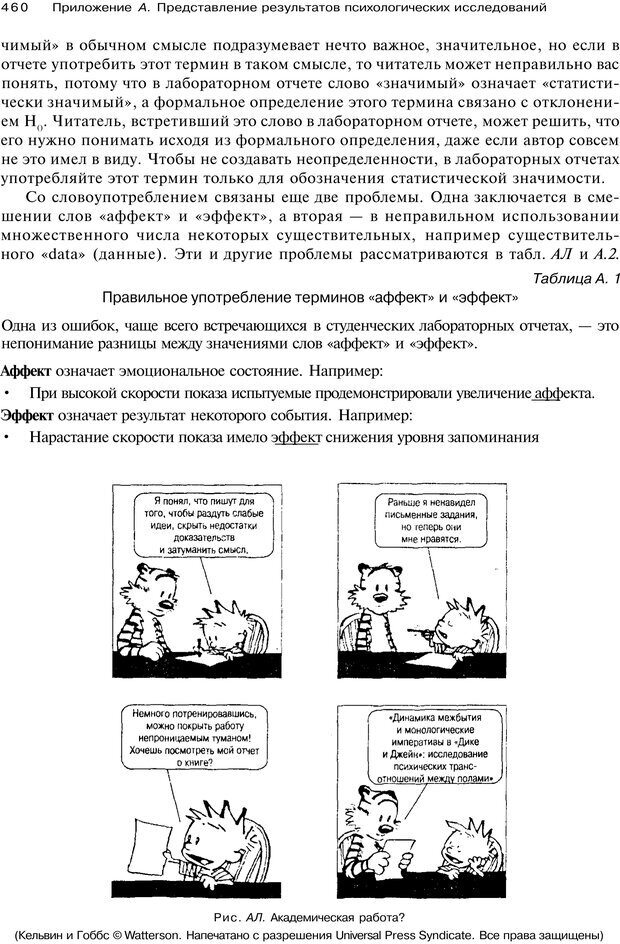 📖 PDF. Исследование в психологии. Методы и планирование. Гудвин Д. Страница 459. Читать онлайн pdf