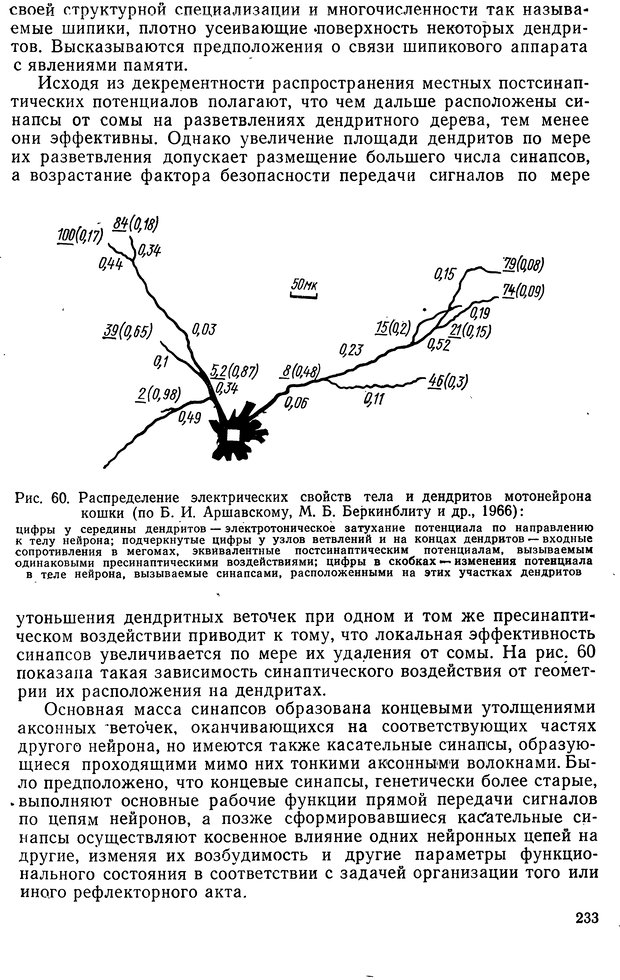 📖 DJVU. Биологическая кибернетика. Коган А. Б. Страница 233. Читать онлайн djvu