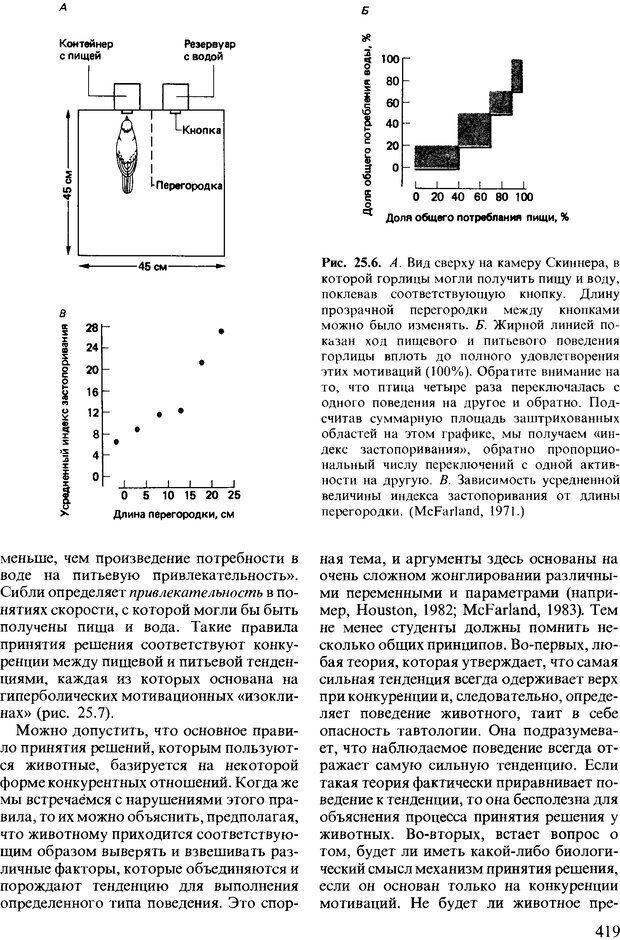 📖 DJVU. Поведение животных. Психобиология, этология и эволюция. Мак-Фарланд Д. Страница 417. Читать онлайн djvu