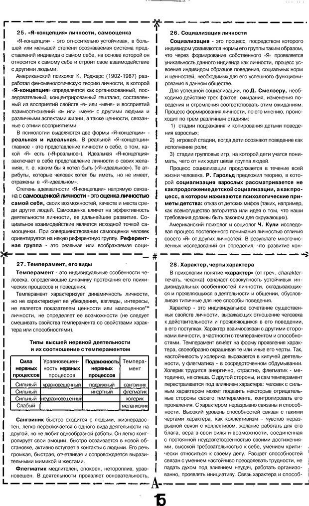 📖 PDF. Психология и педагогика шпаргалки. Петерc В. А. Страница 15. Читать онлайн pdf