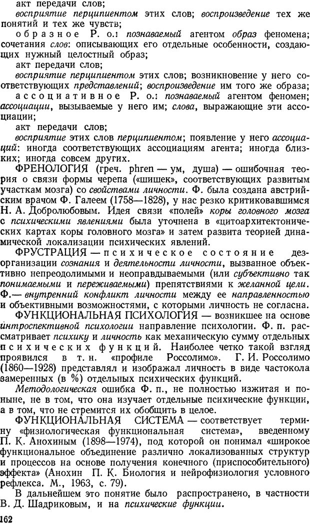 📖 DJVU. Краткий словарь системы психологических понятий. Платонов К. К. Страница 161. Читать онлайн djvu