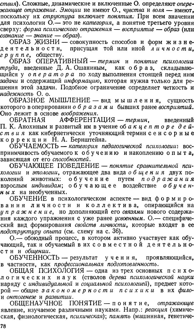 📖 DJVU. Краткий словарь системы психологических понятий. Платонов К. К. Страница 77. Читать онлайн djvu