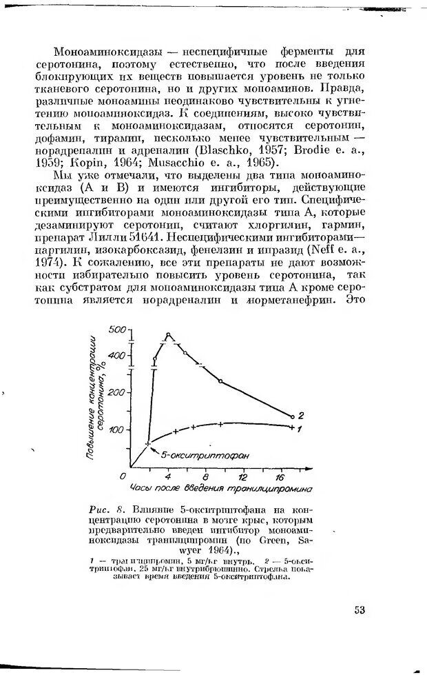 📖 DJVU. Серотонин и поведение. Попова Н. Страница 53. Читать онлайн djvu