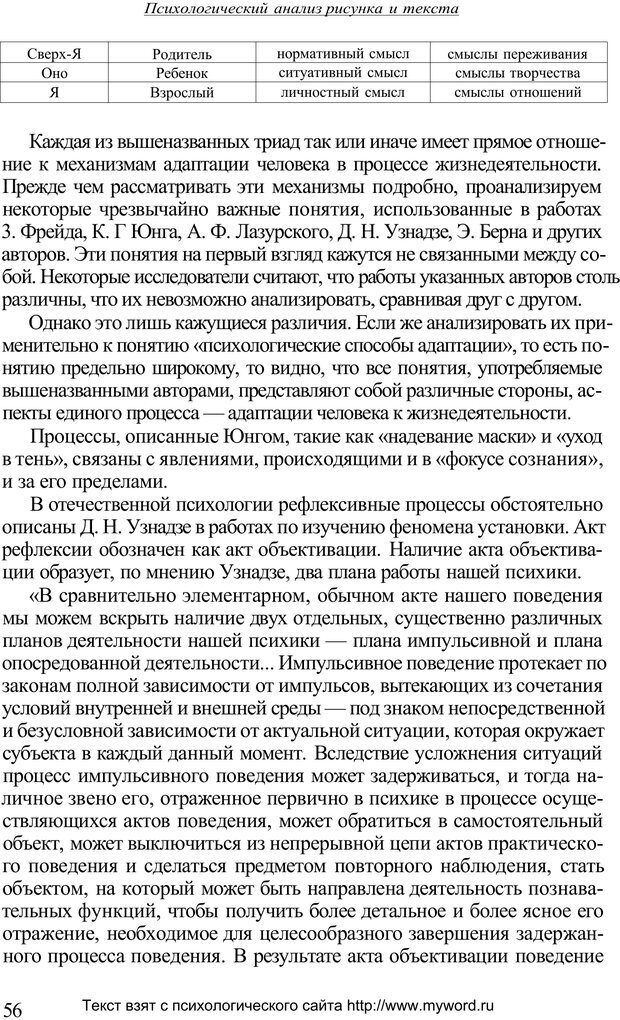 📖 PDF. Психологический анализ рисунка и текста. Потемкина О. Ф. Страница 56. Читать онлайн pdf