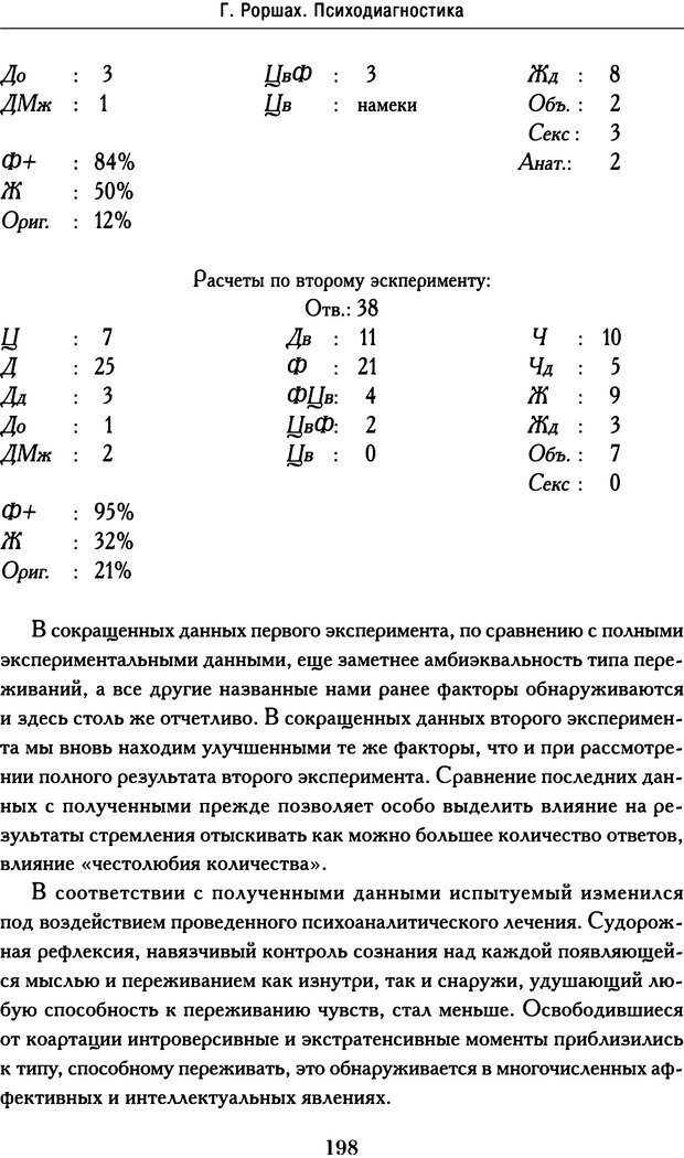 📖 DJVU. Психодиагностика. Роршах Г. Страница 195. Читать онлайн djvu