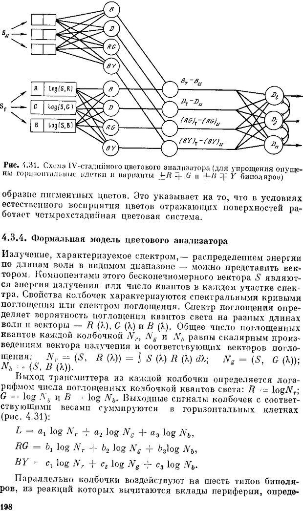 📖 DJVU. Нейроинтеллект. От нейрона к нейрокомпьютеру. Соколов Е. Н. Страница 198. Читать онлайн djvu