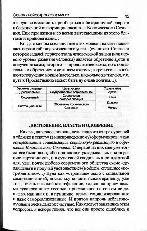 📖 DJVU. Основы нейротрансформинга, или Психотехнологии управления реальностью. Ковалёв С. В. Страница 45. Читать онлайн djvu