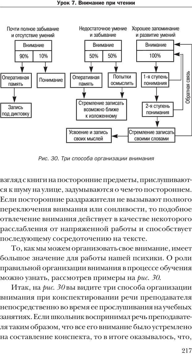 📖 PDF. Техника быстрого чтения[самоучитель]. Андреев О. А. Страница 217. Читать онлайн pdf