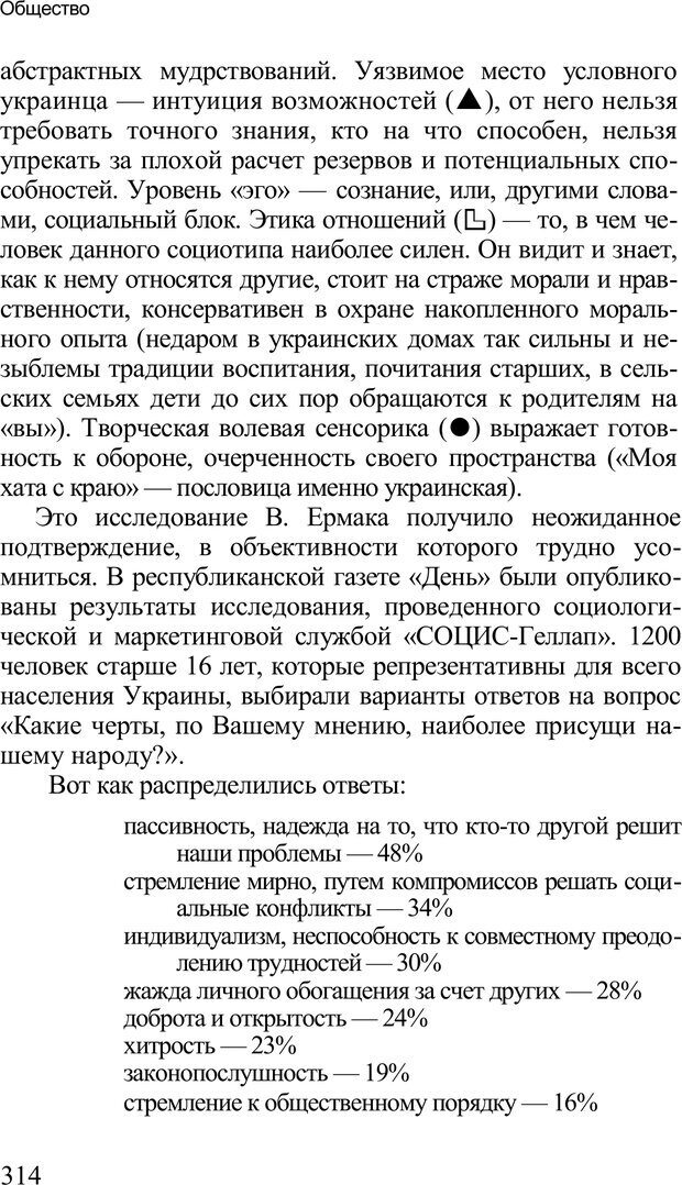 📖 PDF. Среди людей. Соционика — наука общения. Кашницкий С. Е. Страница 309. Читать онлайн pdf